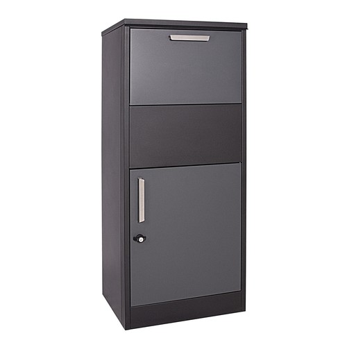 Boite paquet anthracite - anthracite, sur