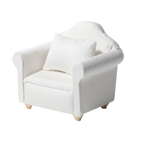 Miniature dollhouse sofa arm - miniature,
