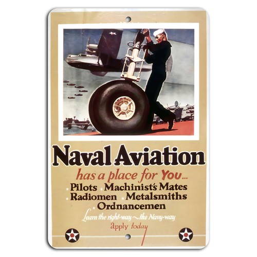 Naval aviation sign aluminum - naval,