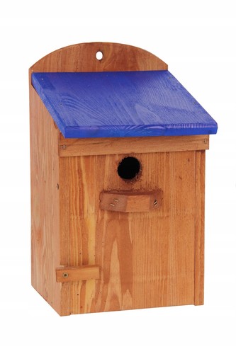 Nichoir bois bl10 bleu 29 - x,