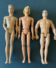 Lot 3 Poupées - Mannequin Homme - Mattel Disney Hasbro - Vintage