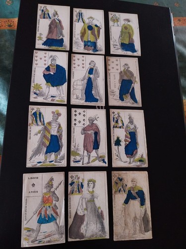 Cartes jeu david dame - david,