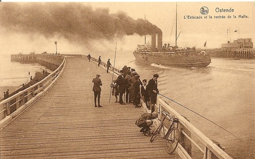Ostende estacade la - l'estacade, et