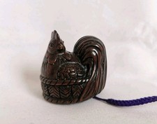 Tagayasan Netsuke en Bois