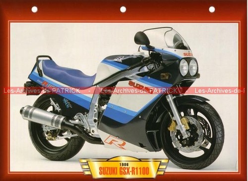Suzuki gsx 1100 gsxr 1986 - suzuki,