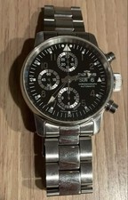 Fortis Flieger Classic Chronograph Limited Edition 500 Stainless Steel Working