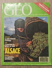 GEO MAGAZINE N° 124 JUIN 1989 - ALSACE - MAG REVUE