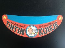 RARISSIME ancienne casquette en carton du Journal Tintin TBE 