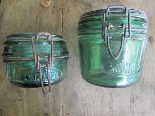 Lot ancien bocal solidex - lot,