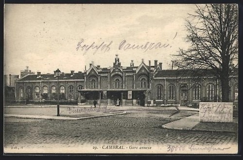 Cpa cambrai gare - cpa, annexe,