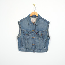 Levi's Denim Vest ladies Small S size