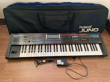 Roland JUNO-G Synthesizer with Case Used From Japan