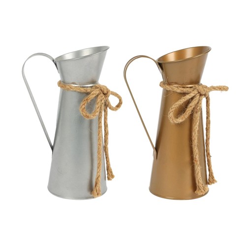 Vase fer rustique vintage - vase,