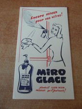 1 x ANTIQUE BLOTTER: BLACK LION ICE MIRROR