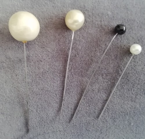 Lot epingles a chapeaux - epingles,