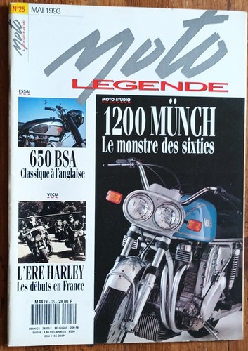 Moto legende munch 1200 - 25-,