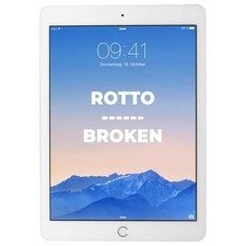 IPAD Air 2 A1567 64GB Wifi Cellulaire Cassé Pour Pièces Écran Châssis Batterie
