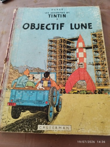 Album tintin objectif lune - album,