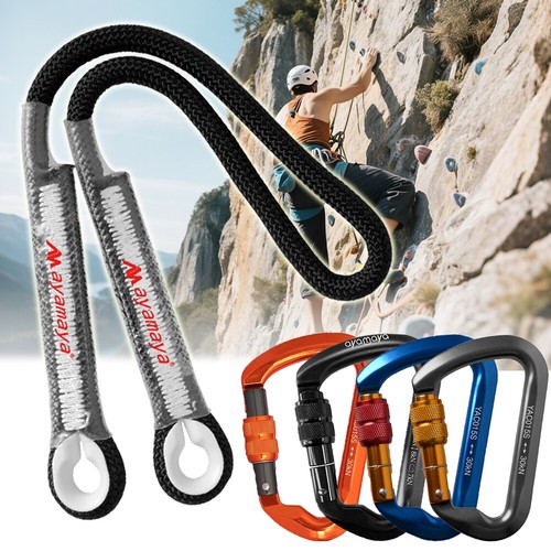 30kn climbing carabiner prusik - climbing,