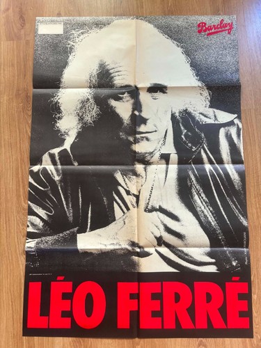 Affiche concert leo ferre - ferre,