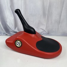 Zipfy Red Freestyle Mini Luge Snow Sled #3 Alpine Race Downhill Speedster 21"