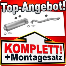 Pot d'échappement pour VW LT 28-35 40-55 2.4 TD BUS/BOÎTE 1992-1996 échappement