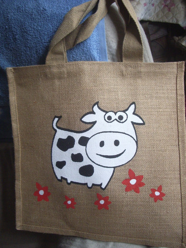 Sac courses naturel toile - sac,
