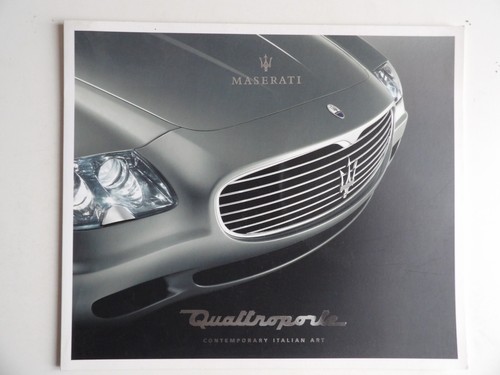 Brochure maserati quattroporte - brochure,