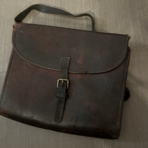 Cartable cuir gendarme ww2 - cartable,