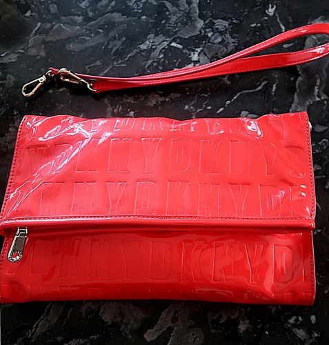 Sac dkny vernis rouge logo - sac,