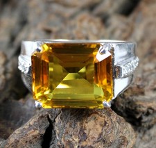 Bague Pour Homme En Saphir