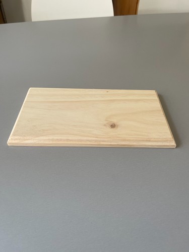 Socle bois brut pour - en,