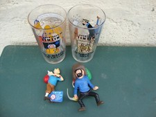 2 figurines TINTIN et HADDOCK