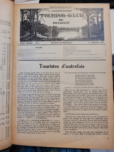 Touring club belgique - de,