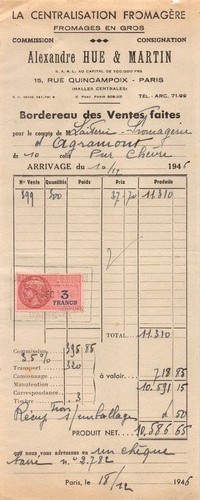 1946 fromages gros la - fromages,