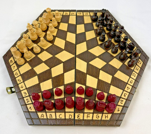 Jeu échecs trois personnes - jeu,