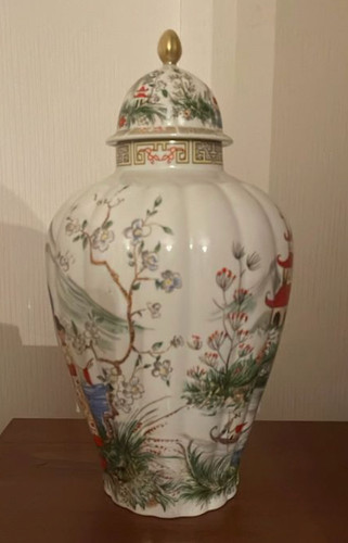 Vase porcelaine style japonais - vase,