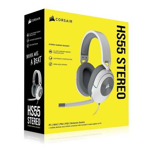 Casque gamer corsair hs55 - casque,