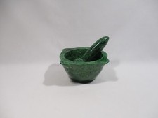 ANTIQUE MORTAR AND PYLON VALLAURIS FAIENCE FOUCARD JOURDAN MORTAR AND ITS PYLON