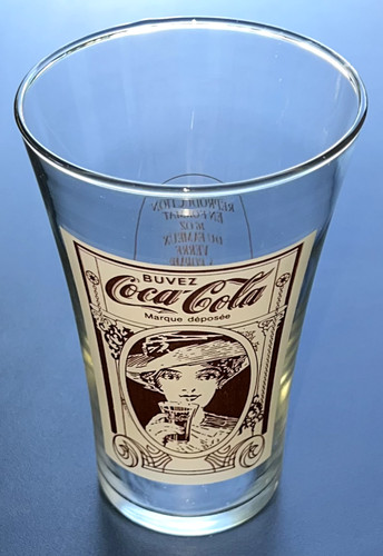 Coca cola verre - cola, évasée