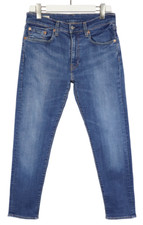 Levi's Lot 512 Premium Big E Hommes Jeans W32 L29 Slim Fit Bleu Délavé Fermeture