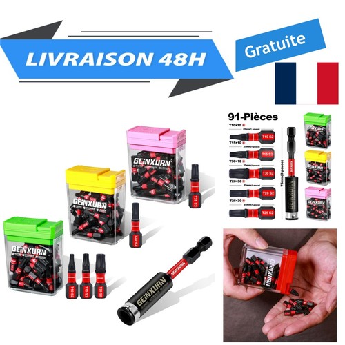 Embouts tournevis torx - embouts,