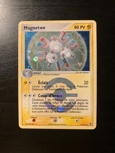 Carte pokémon magneton - carte, :