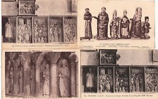 lot 4 cartes postales ancienne