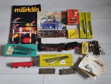 Lot Marklin boite rails train