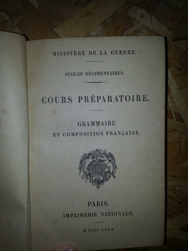 Ministère guerre cours - la,