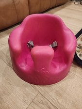 Bumbo Infant Baby Floor Seat with Built in Safety Straps Chair​ Hot Pink Fuschia