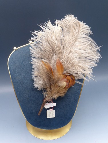 Vintage grande broche plume - vintage,