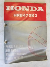 HONDA WORKSHOP MANUAL WORKSHOP MANUAL MANUAL STUDIO HRB475
