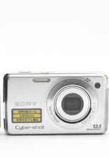Sony Cyber-Shot DSC-W220 12.1MP Digital Camera Silver Japan